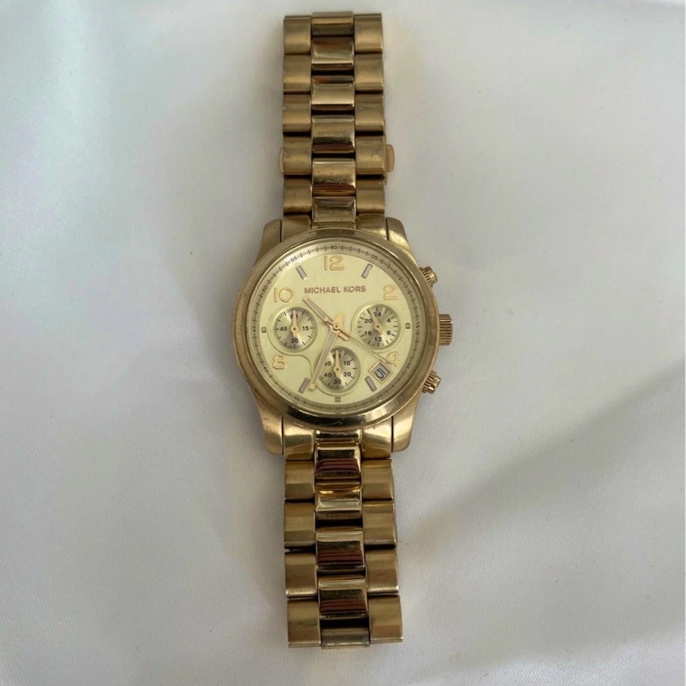 michael kors watch gold